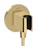 hansgrohe Seinäliitin hansgrohe 26888990 fixfit s kulta