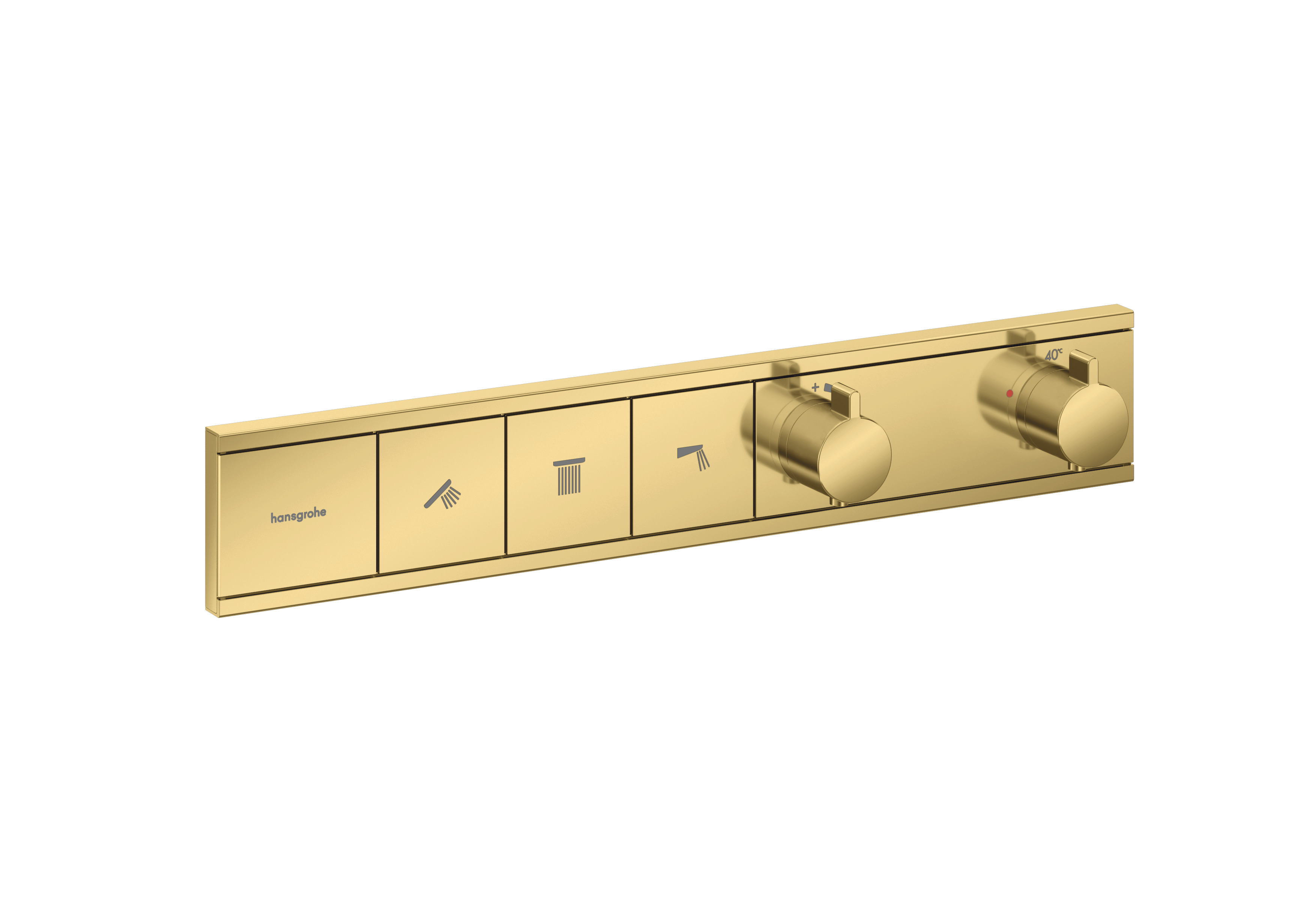 hansgrohe Duschtermostat hansgrohe 15381990 3-t kulta