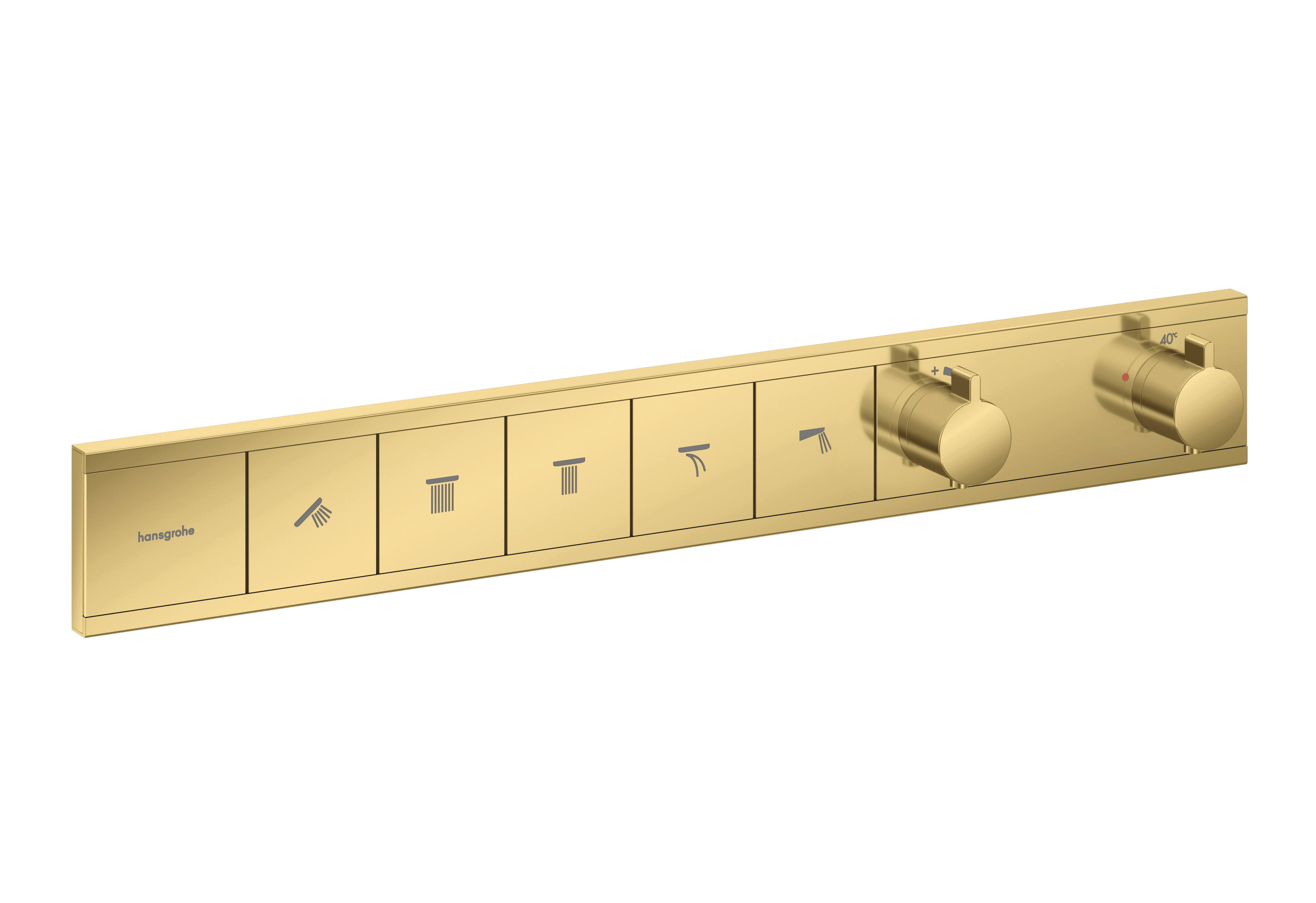hansgrohe Duschtermostat hansgrohe 15384990 5-t kulta