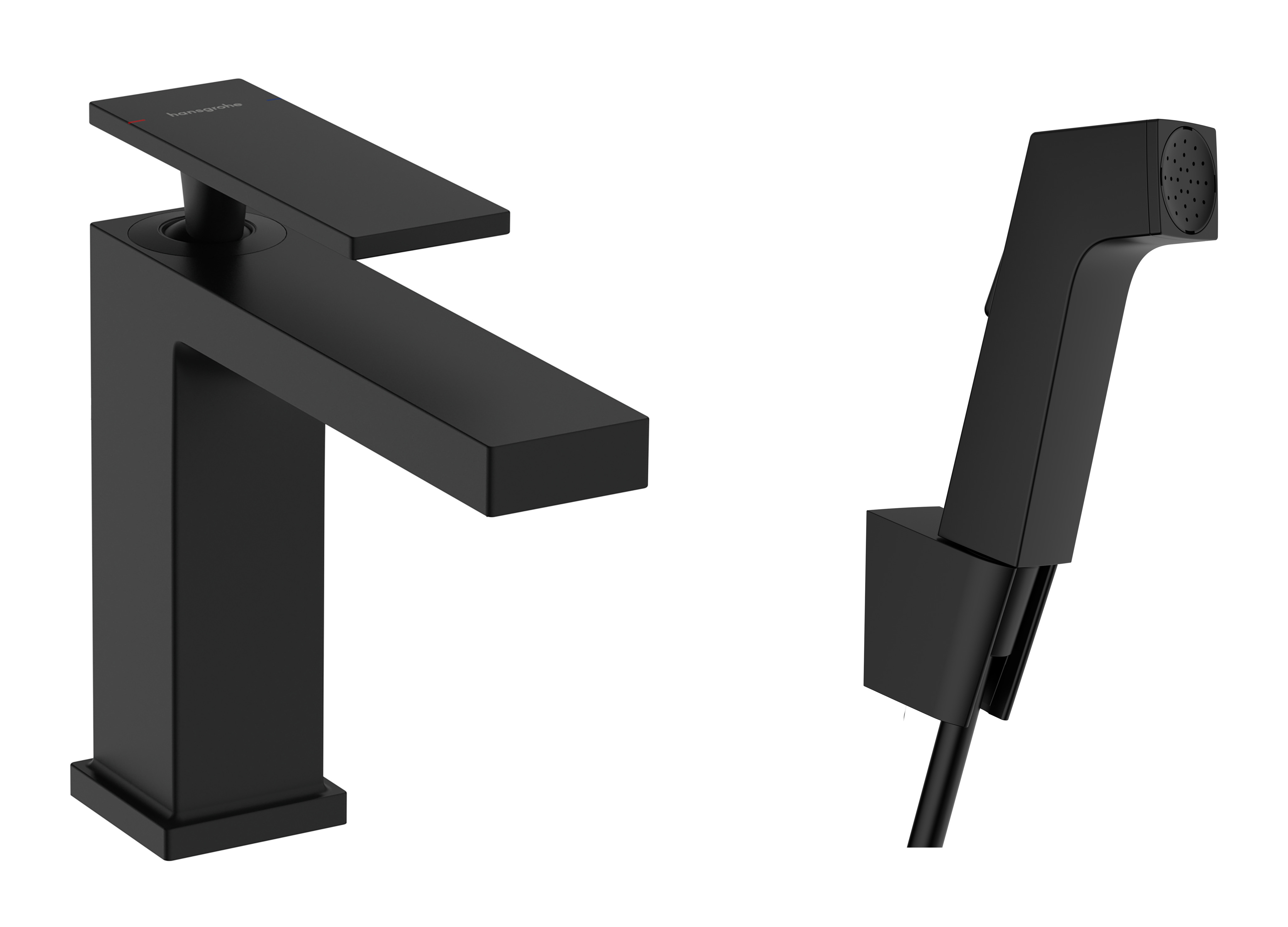 hansgrohe Basin mixer hansgrohe 73210670 tecturis e110 bid bla