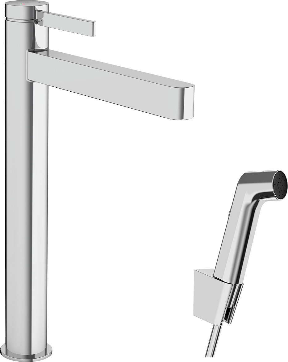 BASIN MIXER HANSGROHE FINORIS 260 PUSHOPEN CHROM