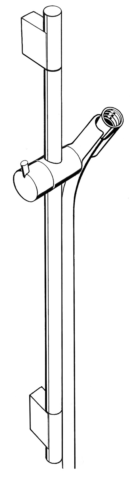 hansgrohe Duschstång hansgrohe 28631 unica's puro 90