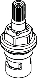 hansgrohe Käyttöventtiili hansgrohe 98817000 3/8 oik sulkeutuva