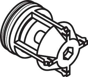 hansgrohe Tap spare part hansgrohe 96737000 non return valve dn15