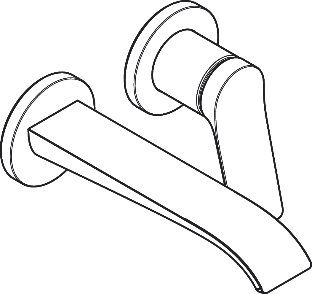 hansgrohe Pesuallashana hansgrohe 75050700 vivenis seinä valk