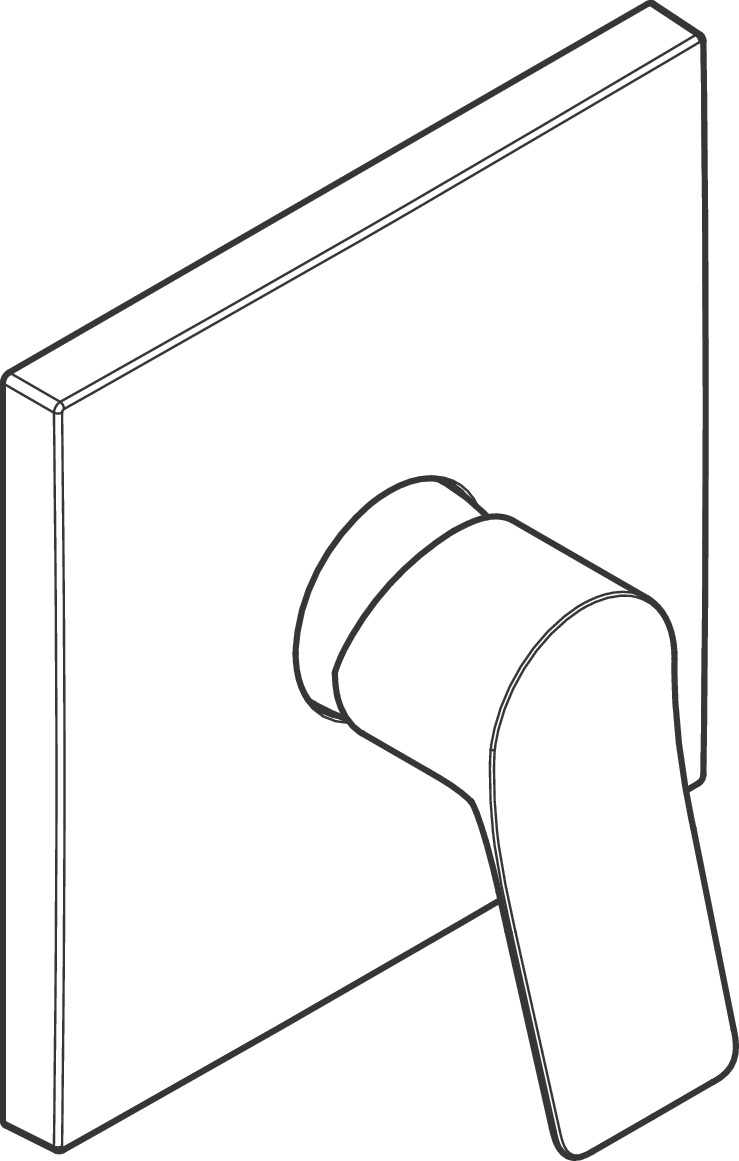 hansgrohe Pintaosa hansgrohe 75615703 vivenis suihkuh valk