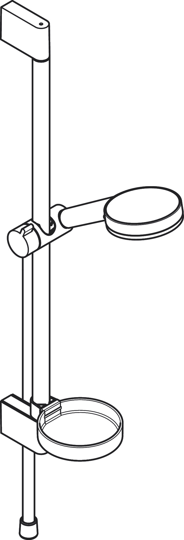 hansgrohe Handduschset hansgrohe 26553400 crometta vario 65cm