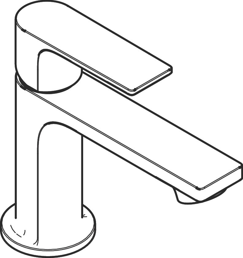 hansgrohe Pesuallashana hansgrohe 72543670 rebris e 80 musta