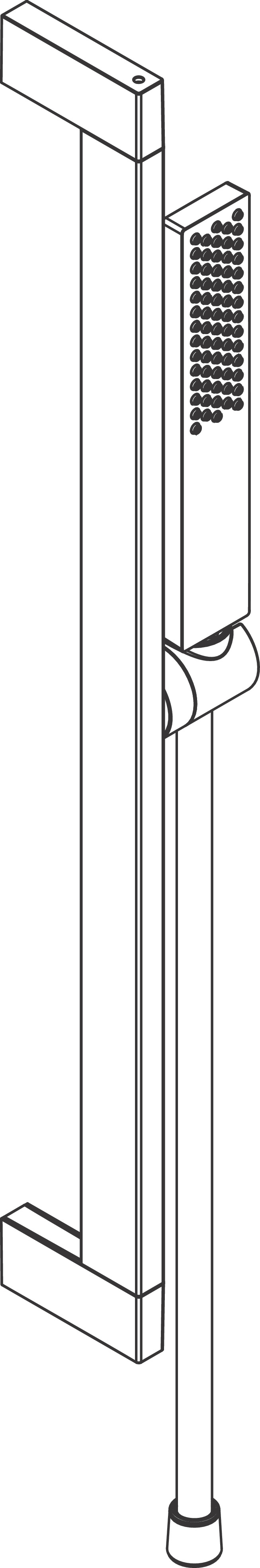 hansgrohe Duschset hansgrohe 24371000 pulsify e100 1jet kro