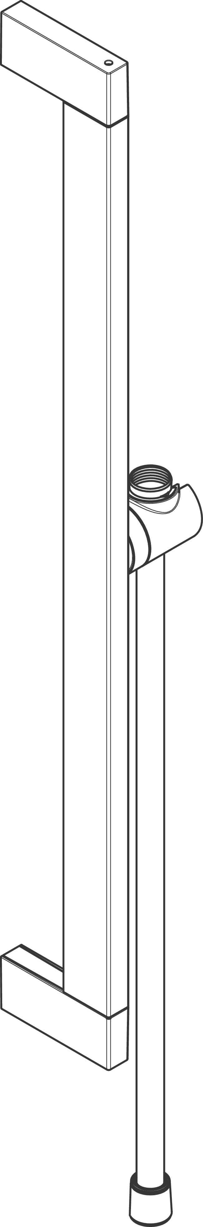 hansgrohe Wallbar hansgrohe 24404670 unica musta