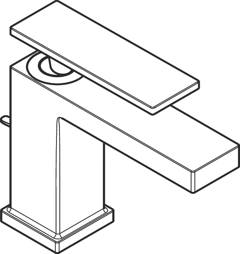 hansgrohe Pesuallashana hansgrohe 73002670 tecturis e 80 vpv mus