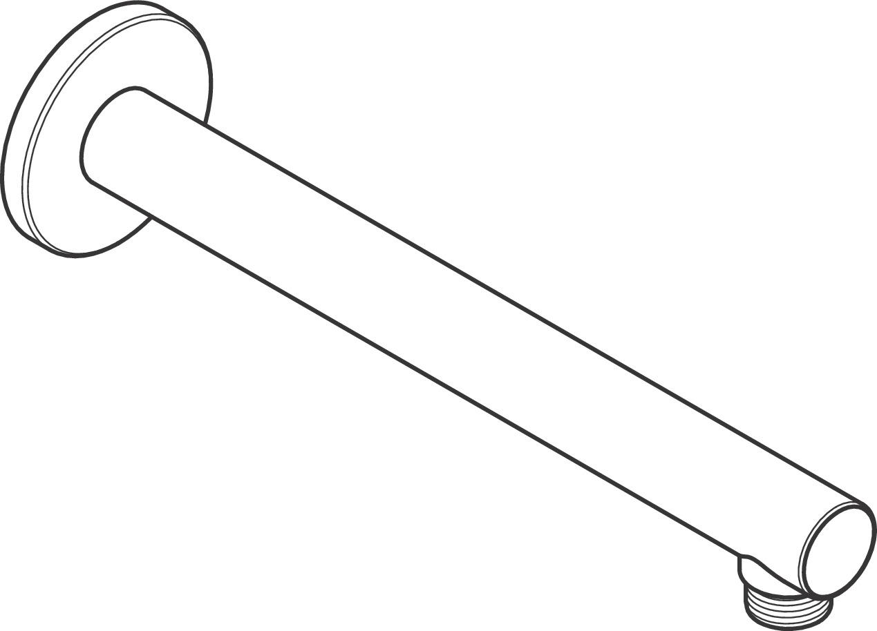 hansgrohe Suihkuputki hansgrohe 27809000 vernis bl 240 kromi