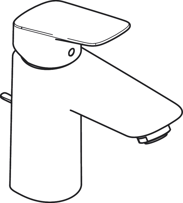 hansgrohe Tvättställblandare hansgrohe 71102000 logis 100 coolstart
