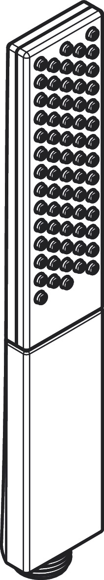 hansgrohe Handdusch hansgrohe 26866000 rainfin 100 1jet cr