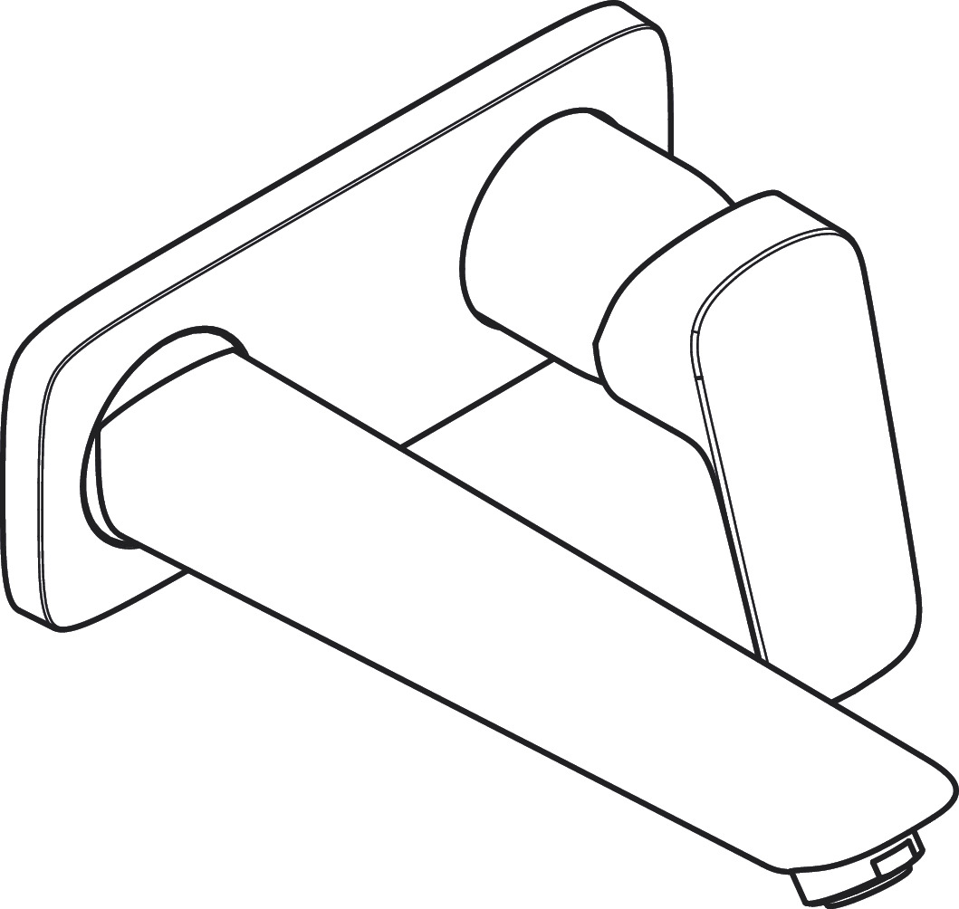 hansgrohe Washbasin mixer hansgrohe 71220000 logis 1 wall