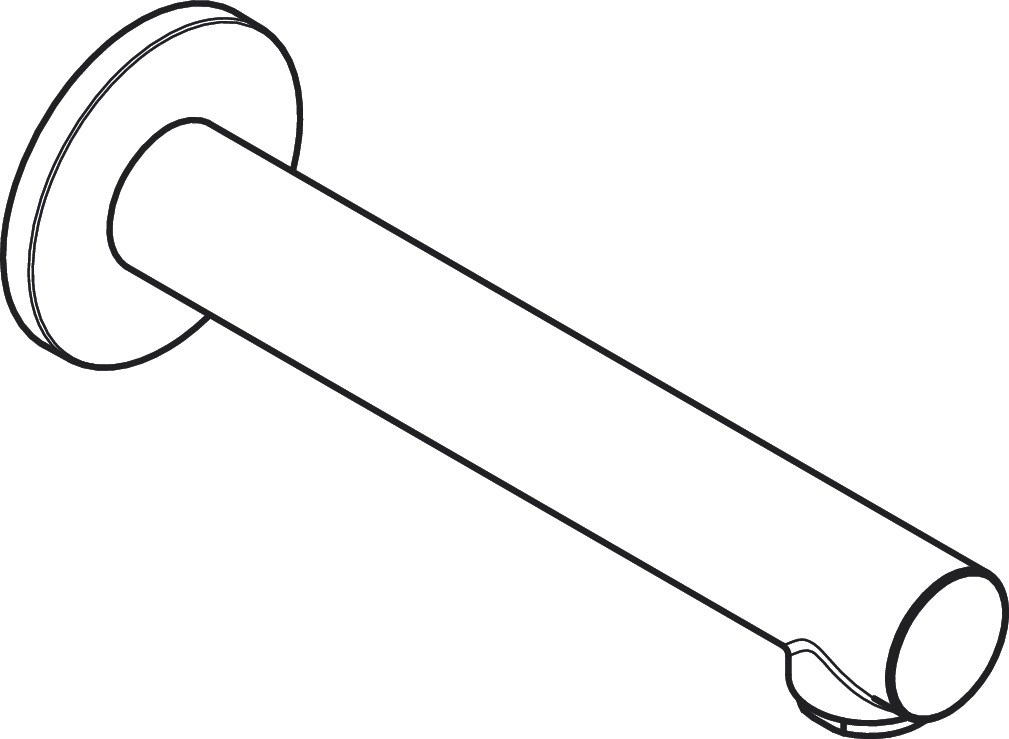 hansgrohe Utloppspip hansgrohe 72410000 talis s badkar