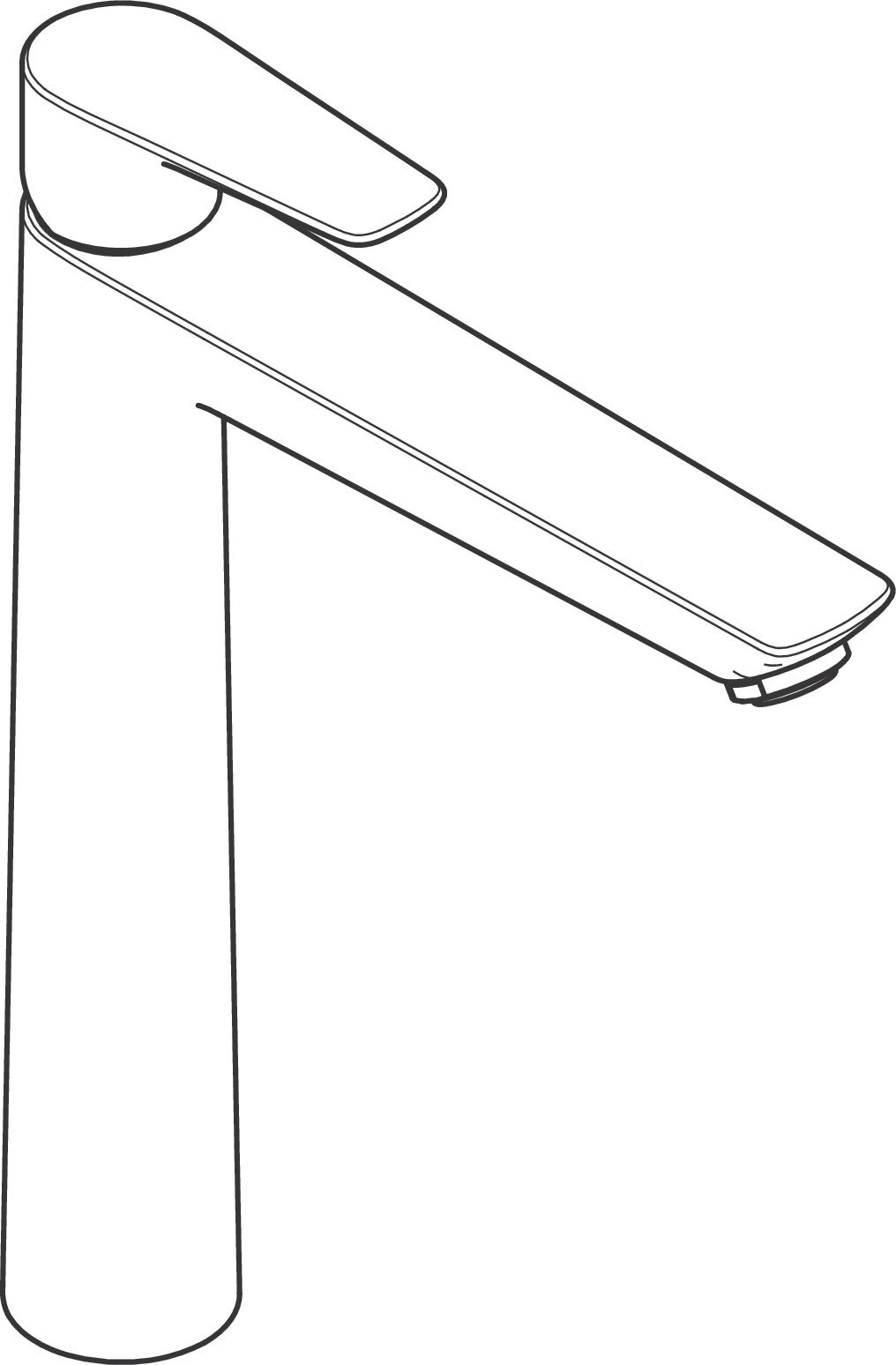 hansgrohe Washbasin mixer hansgrohe 71716000 talis e 240 pop-up