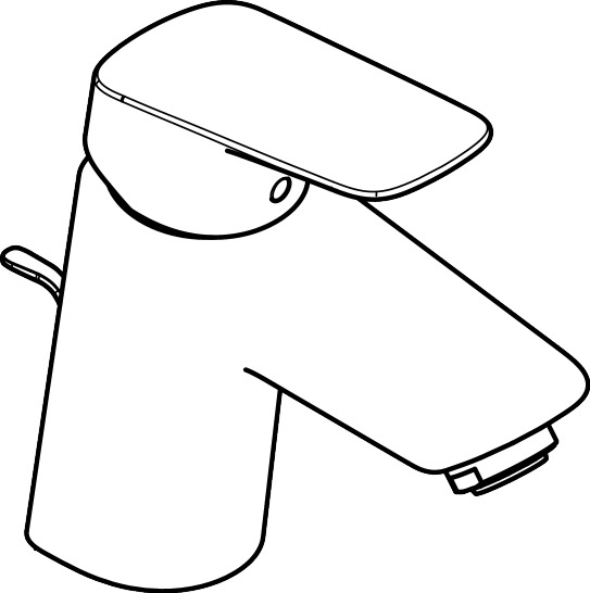 hansgrohe Washbasin mixer hansgrohe 71070000 logis 70
