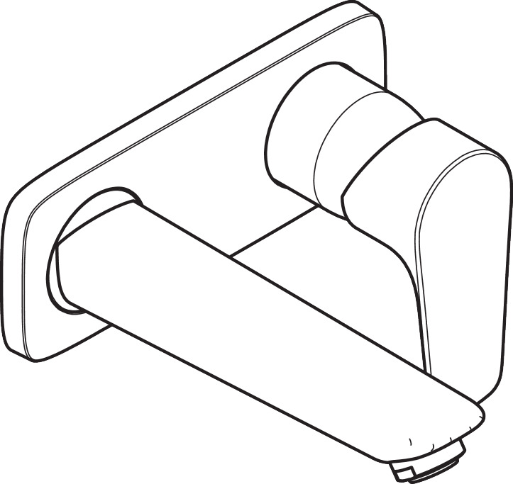 hansgrohe Concealed tap hansgrohe 71732000 talis e washbasin165