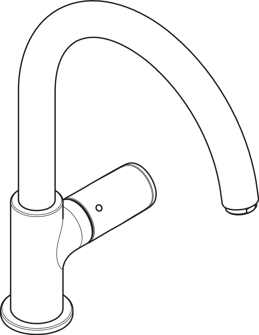 hansgrohe Kitchen mixer hansgrohe vernis blend m35 210 1jet ch