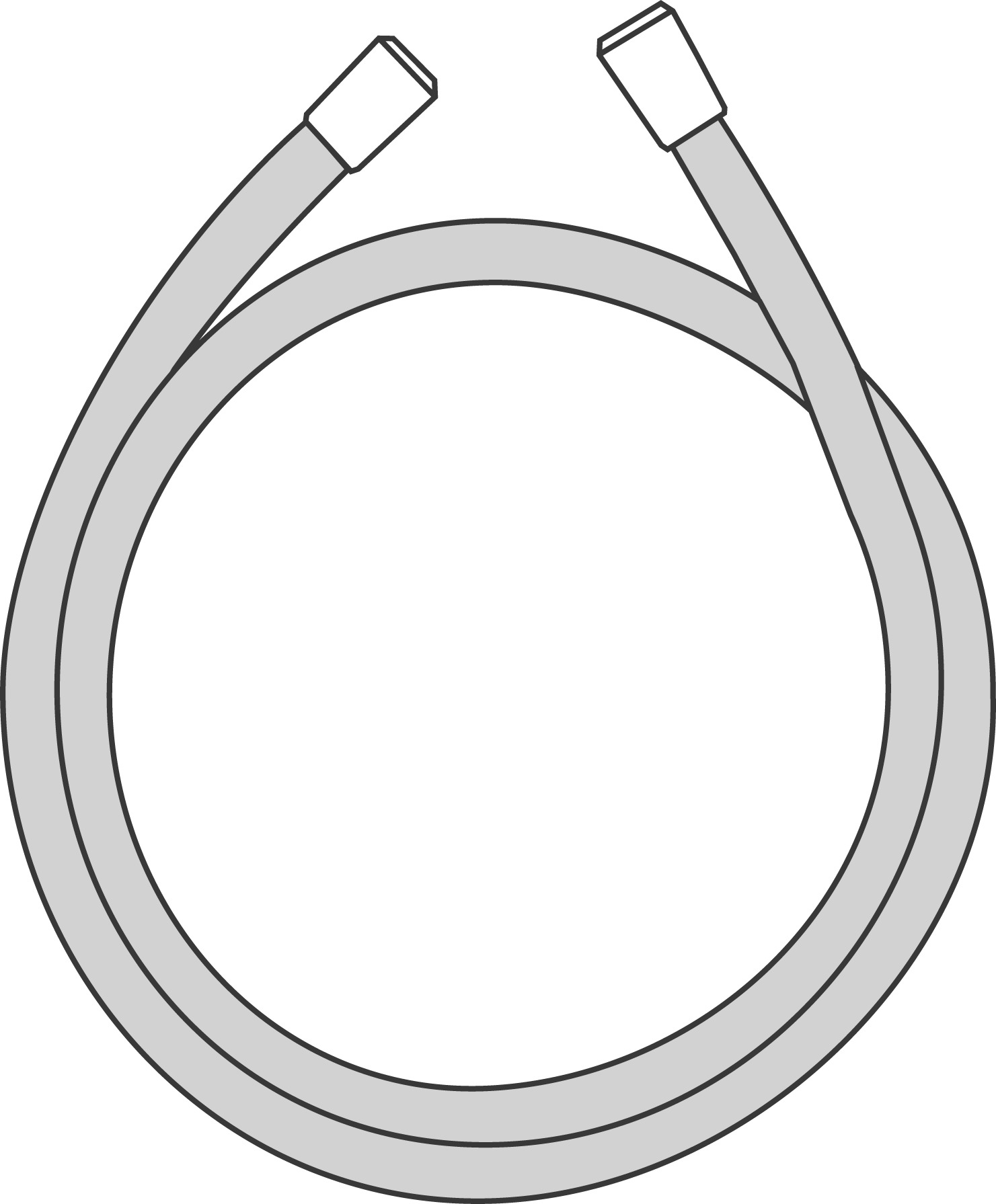 axor Duschslang hansgrohe 28282000 axor starck 1,25m