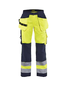 blåkläder Trousers blåkläder size c50 yellow/navy blue