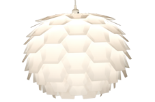 Carpatica taklampe Ø60cm hvit E27