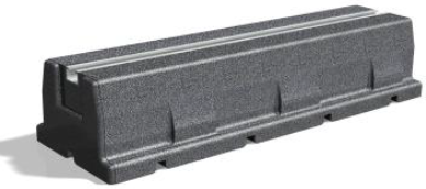 GUMINIS TVIRTINIMO PADAS 600X130X95 MM, KOMPL.2VNT