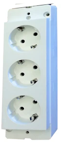 wago Stikk 3-veis schuko