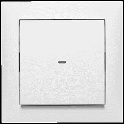TRYCKKNAPP KNX ENKEL S.1 VIT