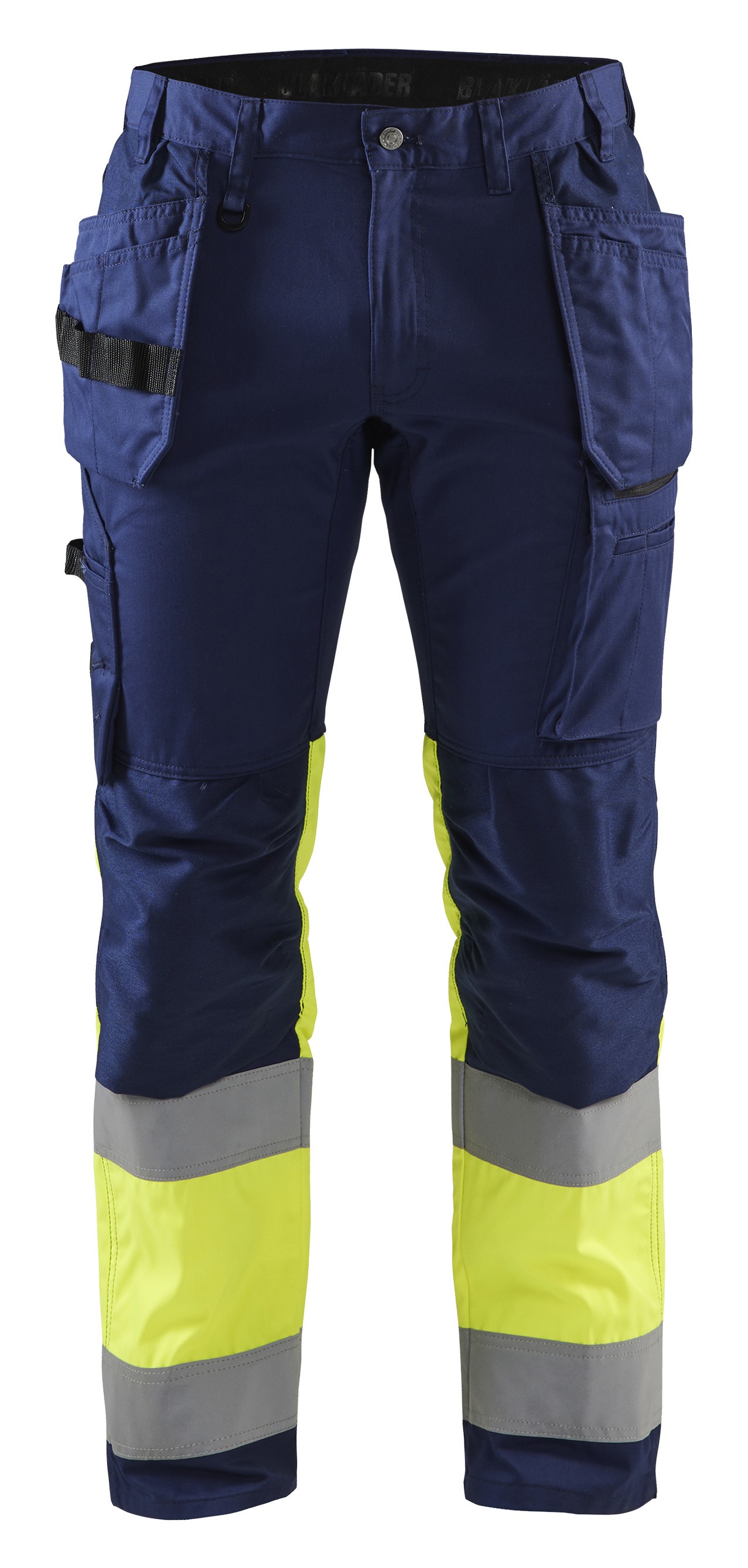 blåkläder Trousers blåkläder size c56 navy blue/yellow