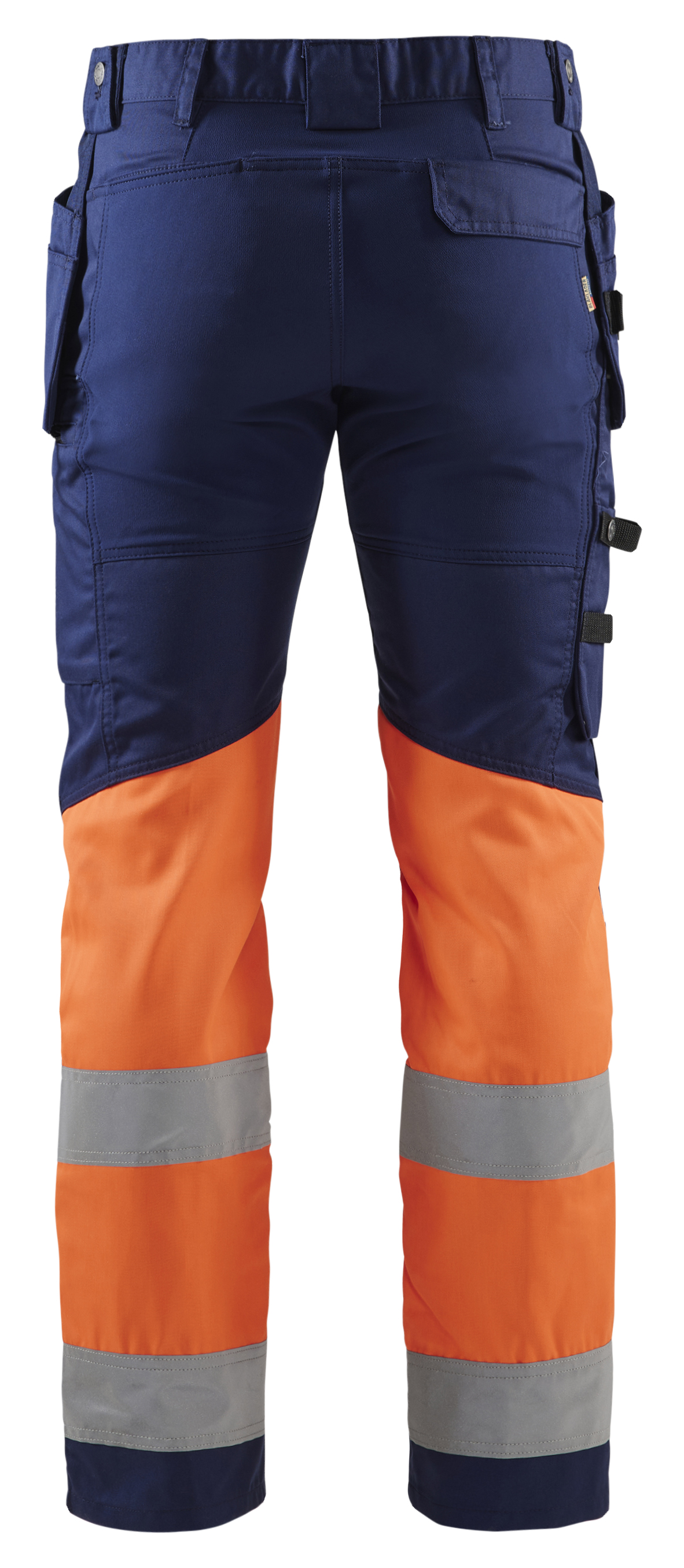 blåkläder Trousers blåkläder size d88 navy blue/orange