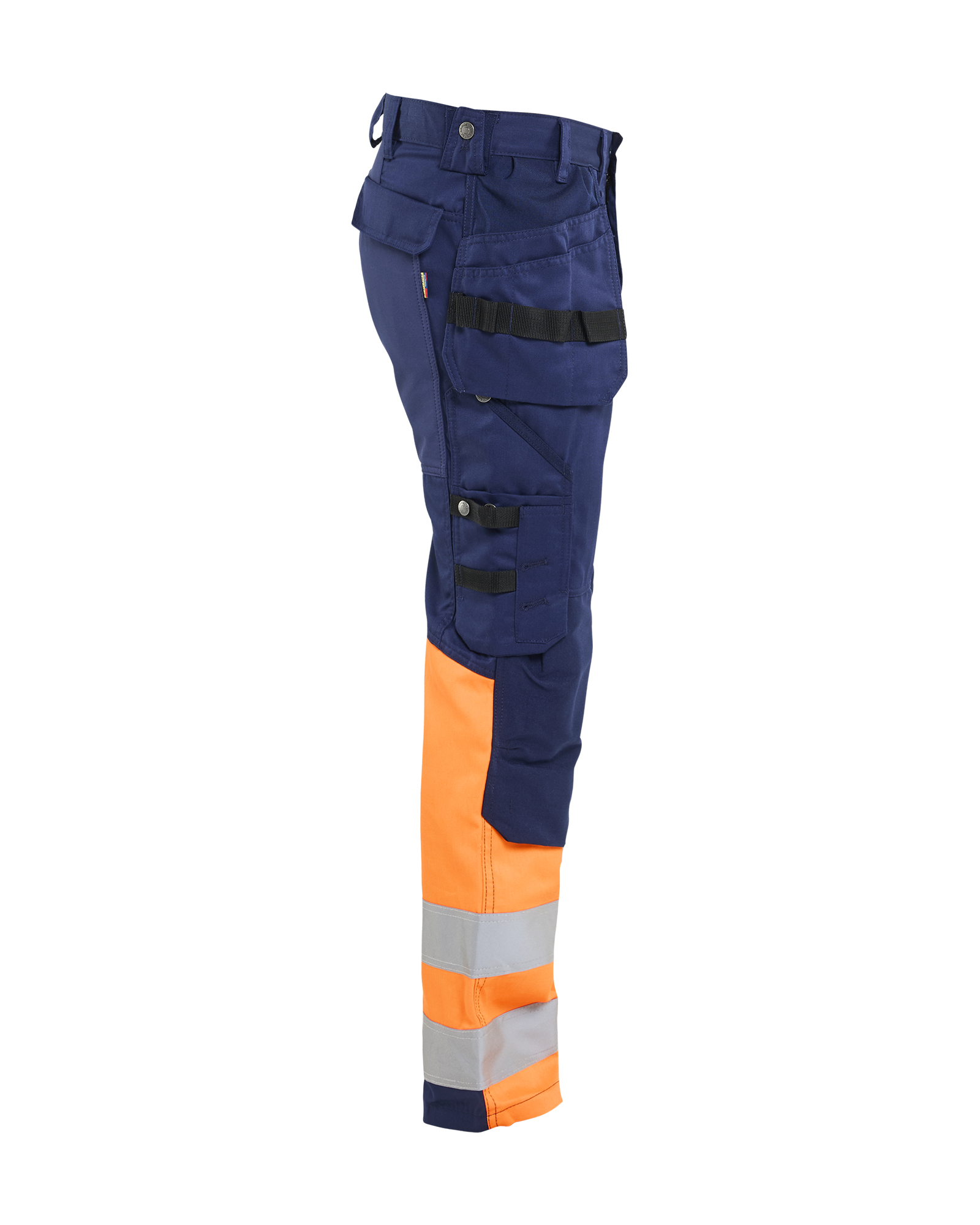 blåkläder Trousers blåkläder size d88 navy blue/orange