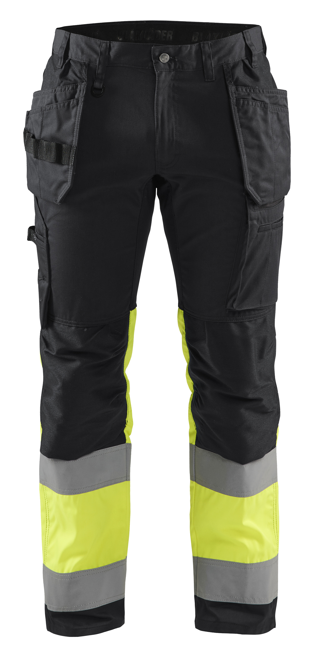 blåkläder Trousers blåkläder size c46 black/yellow