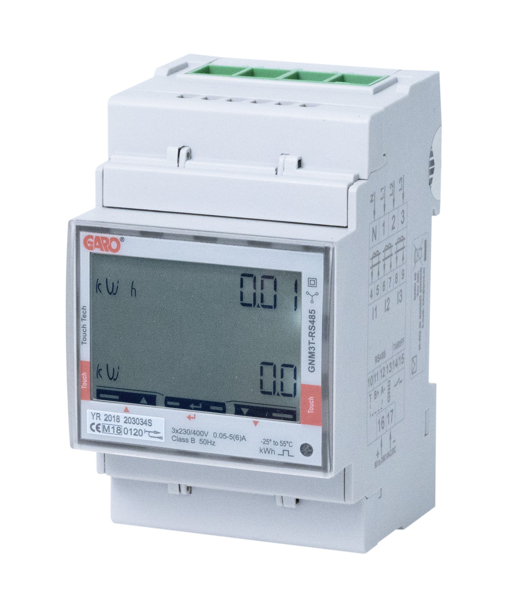 ENERGIMÄTARE 3-FAS TRAFO MODBUS RS485