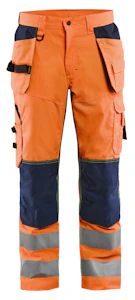 blåkläder Riipputaskuhousut blåkläder koko d104 oranssi/sininen