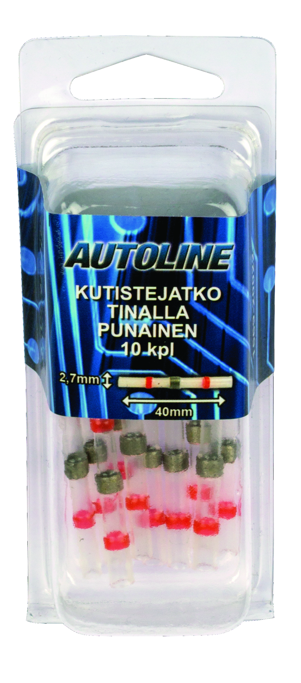 autoline Kutisteliitin kirkas tinalla 0,2-0,7mm 10kpl/pkt