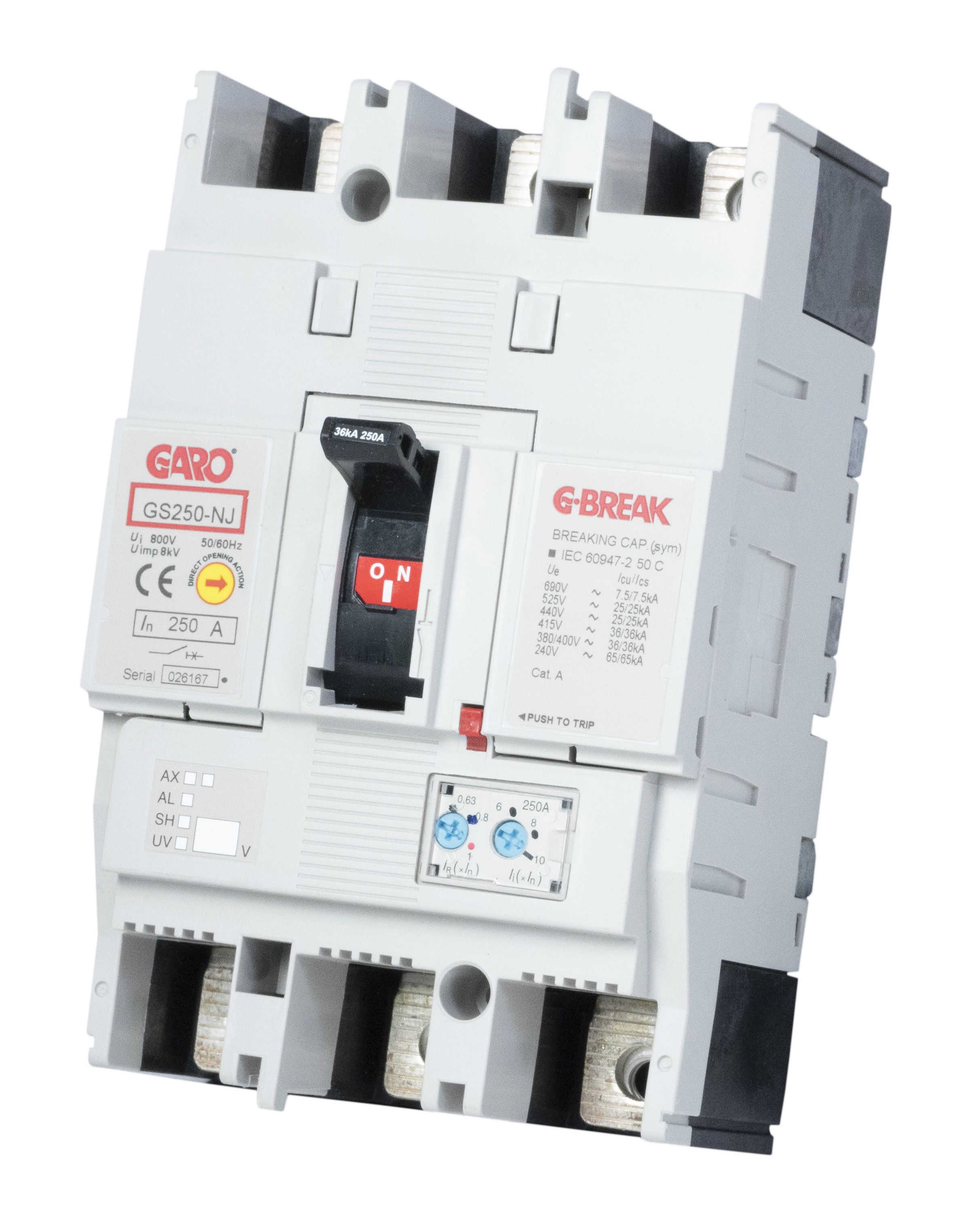 EFFEKTBR GS250-NJ 3P 250A