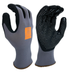 GLOVES PROF WORKGRIP NITRILE DOTTED 10