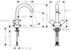 hansgrohe Washbasin mixer hansgrohe 71222000 logis 2