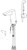 oras Washbasin faucet oras 2826ftz cubista, 9/12 v