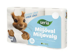 serla Toalettpapper serla miljöval 18p