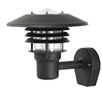 VÄGGLYKTA KNATTE 75W SV IP44