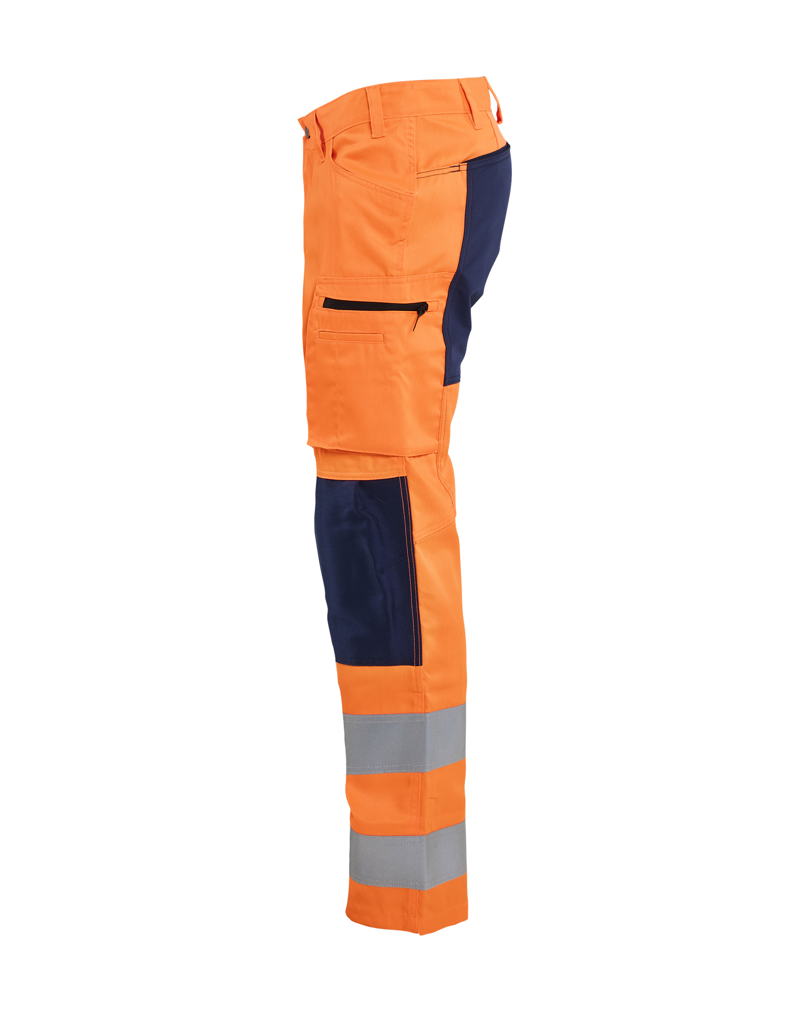 blåkläder Trousers blåkläder size c150 orange/navy blue