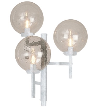 STOLPFÄSTE 3-ARM HARRY GALV