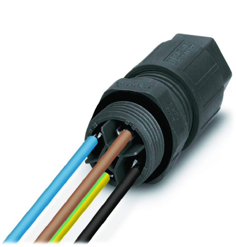 VÄGGENOMFÖRING 1,0MM2 0,1M KABEL
