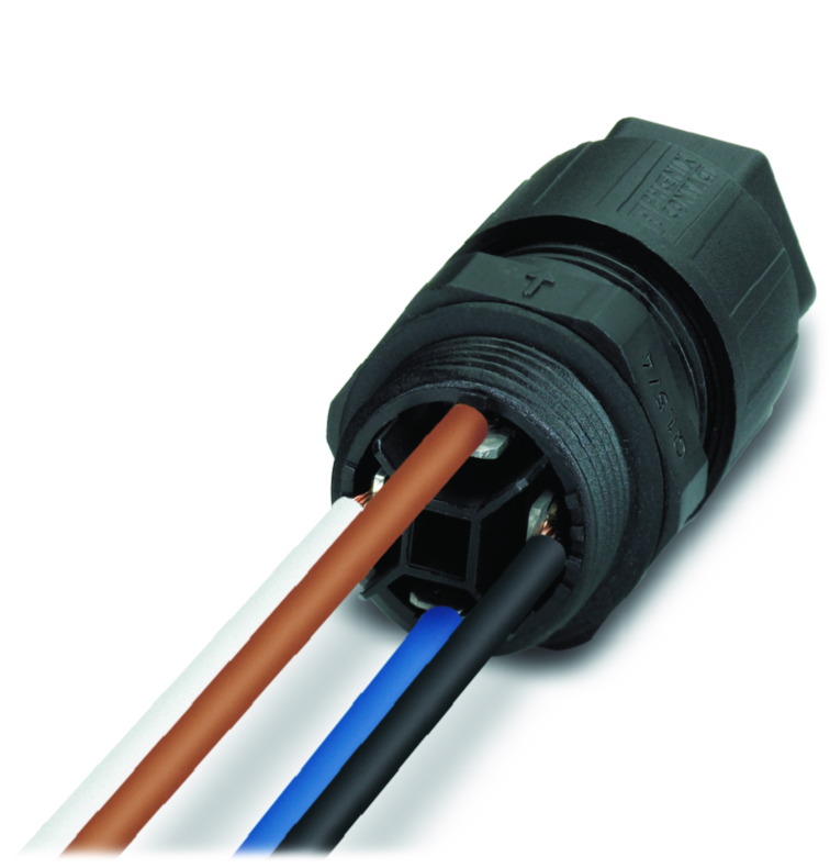 VÄGGENOMFÖRING 1,0MM2 0,5M KABEL