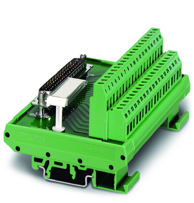 D-SUB ÖVERGÅNG TILL PLINT FLKM-D25 SUB/B