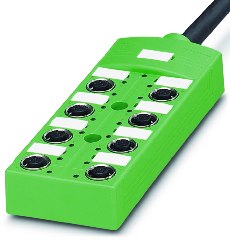 SPLITTBOX M12X8 10M PUR
