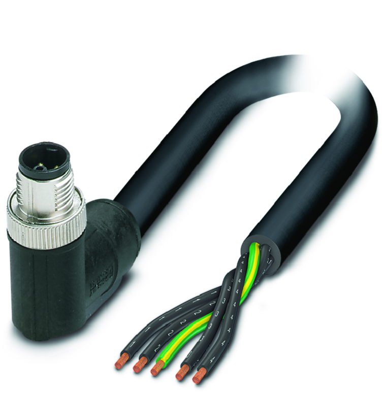 M12 K-KOD VINKLAD HANE 5M PUR
